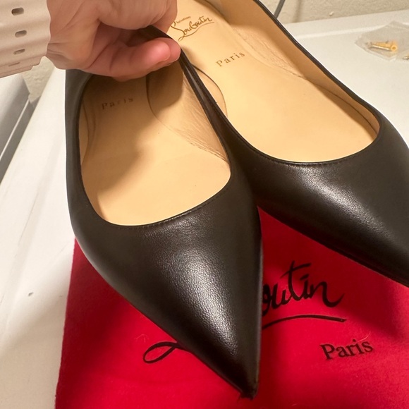 Christian Louboutin black flats, size 39 (fit like size 8 to me) - Picture 12 of 12